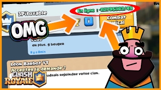 WTF  UN CLAN EN MEMBRE NÉGATIF  ÉNORME BUG  Clash Royale Français [upl. by Evelina114]