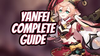 Updated Yanfei DPS Build amp Guide  Genshin Impact [upl. by Aila651]