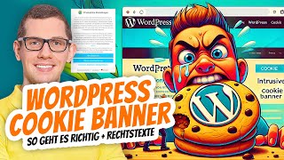 WordPress Cookie Banner 2024 BESTE Lösung mit Einrichtung  Alternative  Erklärung amp Rechtstexte [upl. by Kurtzman]