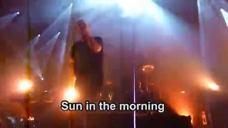 Future Islands quot Sun in the Morningquot LYRICS on screen [upl. by Attej]