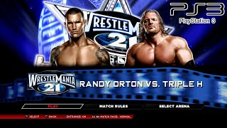 WWE 2K14 PS3  Randy Orton WM 24 VS Triple H Retro WM 18 2KmClassic [upl. by Secor]