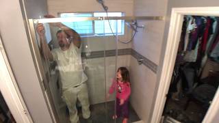 How to install Ove Venice shower door tutorial DIY [upl. by Acima]