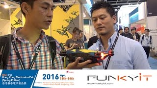 Tovsto Drone Coverage  Hong Kong Electronics Fair 2016 Spring Edition [upl. by Aeht888]