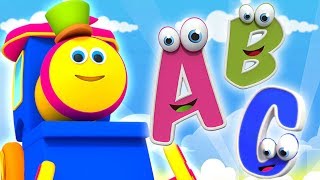 ボブトレイン ABCソング アルファベットの韻 フォニックスの歌  Bob The Train  ABC Song  Phonics Rhymes  Alphabet For Kids [upl. by Amabil]