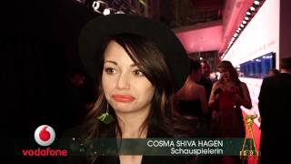 Cosma Shiva Hagen im Interview – GOLDENE KAMERA 2015 [upl. by Adnoyek617]