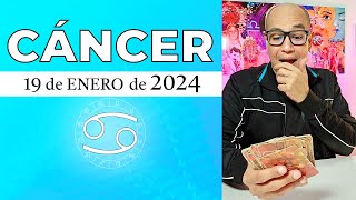 CÁNCER  Horóscopo de hoy 19 de Enero 2024 [upl. by Ema]