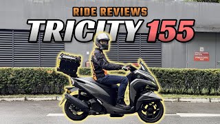 Safest bike under 200cc Yamaha Tricity 155 Review 2023 Model Ride Reviews Ep 1 [upl. by Yssor]