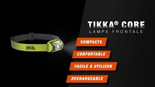 Présentation de la lampe frontale Petzl Tikka Core [upl. by Zoila]