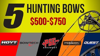 2020 MidPriced Hunting Bow Review  Hoyt Powermax PSE Drive Bowtech Mathews Mission Prime Quest [upl. by Siraj]