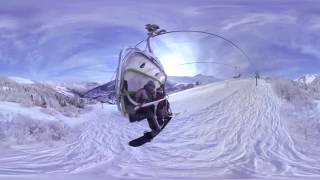 Valmorel station ski aux pieds à 360 [upl. by Bryana]