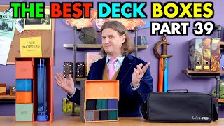 The Best Deck Boxes 39  Ultimate Guard Omnihive Ultra Pro Deluxe Trove Gamegenic Games Lair 600 [upl. by Desimone]