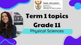 Grade 11 Physical Sciences Term 1 topics Physics grade 11 [upl. by Ahsitel818]