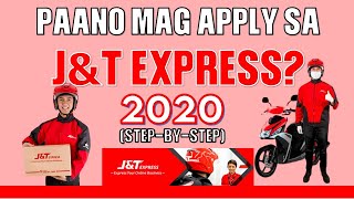 PAANO MAG APPLY SA JampT EXPRESS RIDERSTEPBYSTEP 2020 [upl. by Eigriv122]