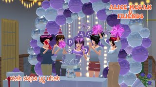 ALICE MEGAN amp FRIENDS GATAU YG ULTAH SIAPA  SAKURA SCHOOL SIMULATOR [upl. by Bannister]