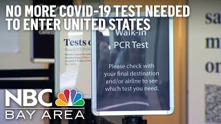 No More COVID19 Test Required for Travelers Entering US [upl. by Raouf]