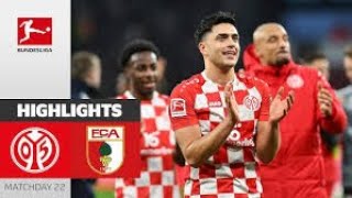 quotAugsburg vs Mainz Highlights A Bundesliga Battle Full of Dramaquot [upl. by Polloch]