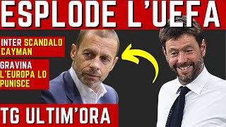 🔴TG ULTIMORA🔴 UEFA ESPLODE TUTTO GRAVINA CONTRO AGNELLI [upl. by Kathi794]