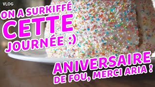 VLOG  On a surkiffé cette journée  Anniversaire de FOU merci Aria  ❤️  Blabla de BB [upl. by Olaf]