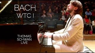 Bach WTC I WellTempered Clavier Book 1 Complete Live Performance  Thomas Schwan piano [upl. by Harlie]