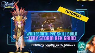 🔴 ROX WhitesmithMastersmith Grind Skill Build  Zeny Storm Farming ⚡ Ragnarok X Next Generation [upl. by Einafets]