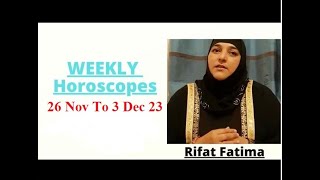 Rifat Fatima Live Stream 20 To 26 November  weekly horoscope astrologer Birth stone Part 2 [upl. by Nitsirk]