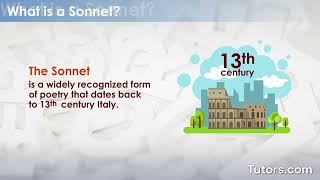 Sonnet  Definition Form and Examples [upl. by Aihcila]