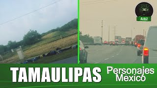 Despiertan con bloqueos en la carretera Reynosa a Río Bravo gente se tira al piso para protegerse [upl. by Ottinger]