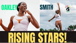 DEJANEA OAKLEY amp ACKELIA SMITH JAMAICAS RISING TRACK amp FIELD STARS TO WATCH [upl. by Desiree]