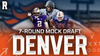 Denver Broncos 7Round Mock Draft [upl. by Hewe]