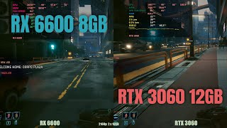 RX 6600 vs RTX 3060 gaming 4k [upl. by Clarkin177]