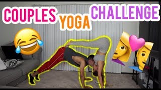 COUPLES YOGA CHALLENGE  NATE WYATT amp AIDETTEC [upl. by Dinah]