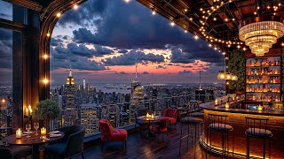 Rooftop Lounge  Elegant Jazz Saxophone Music  Relaxing Jazz Bar for Working Sleeping [upl. by Markiv130]