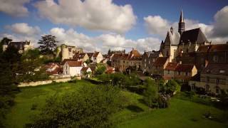 Ville de Montrésor vue du ciel de Val de Loire par un drone [upl. by Rockwell]