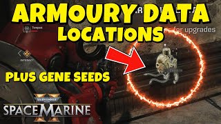 Armoury Data Skulls amp Gene Seed Locations Decapitation  Warhammer 40K Space Marine 2 [upl. by Velma]