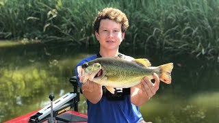 Shearon Harris Lake Summertime Bass Fishing [upl. by Eikcin]