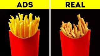 FOOD IN COMMERCIALS VS IN REAL LIFE [upl. by Noemad]