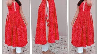 New Designer Naira cut Kurti Cutting And Stitching banglaনাইরা জামা কাটিং ও সেলাইKurti Design [upl. by Breh]