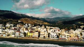 Myrtos a coastal village in the west of Ierapetra on the island of Crete [upl. by Burwell]