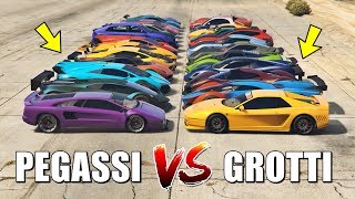 GTA 5 ONLINE  PEGASSI VS GROTTI WHICH IS FASTEST [upl. by Elsie]