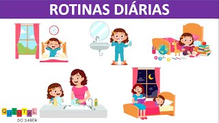 ROTINAS DIARIAS PARA CRIANÇAS  VIDEO EDUCATIVO INFANTIL [upl. by Slerahc]