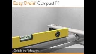 Einbau einer Duschrinne – Easy Drain Compact FF Deutsch [upl. by O'Neil175]