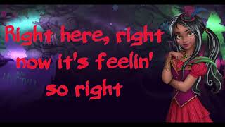 Night is Young  Descendants Wicked World  China Anne McClaine  Lyrics [upl. by Andie534]