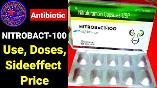 Nitrobact100 Nitrobact capsules use in hindi nitrobact of benefits Dosessideeffect Nitrofurantoin [upl. by Denn202]