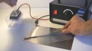 Electrolytic Metal Etching setup and marking demonstration [upl. by Emylee]