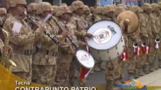 Chile envió banda militar para Contrapunto de Bandas Militares por Fiestas Patrias [upl. by Samot]