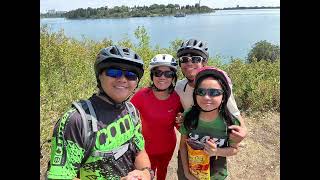 Great bike ride  Glenmore reservoir trail Calgary AB [upl. by Cerell]