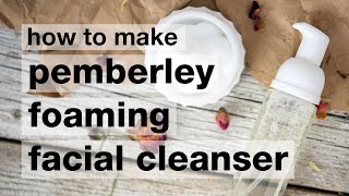 How to Make DIY Pemberley Foaming Facial Cleanser [upl. by Gnud]