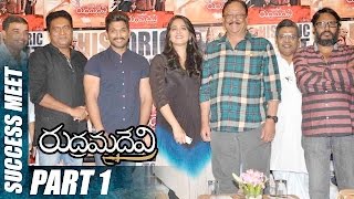 Rudramadevi Success Meet Part 1  Anushka Allu Arjun Rana [upl. by Sinnoda]