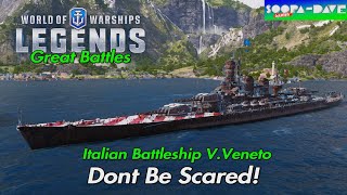 World Of Warships Legends VVeneto Dont Be Scared [upl. by Onavlis249]