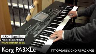 Korg PA3X LE Demo  TTT Organs amp Choirs Package Demo [upl. by Idmann]